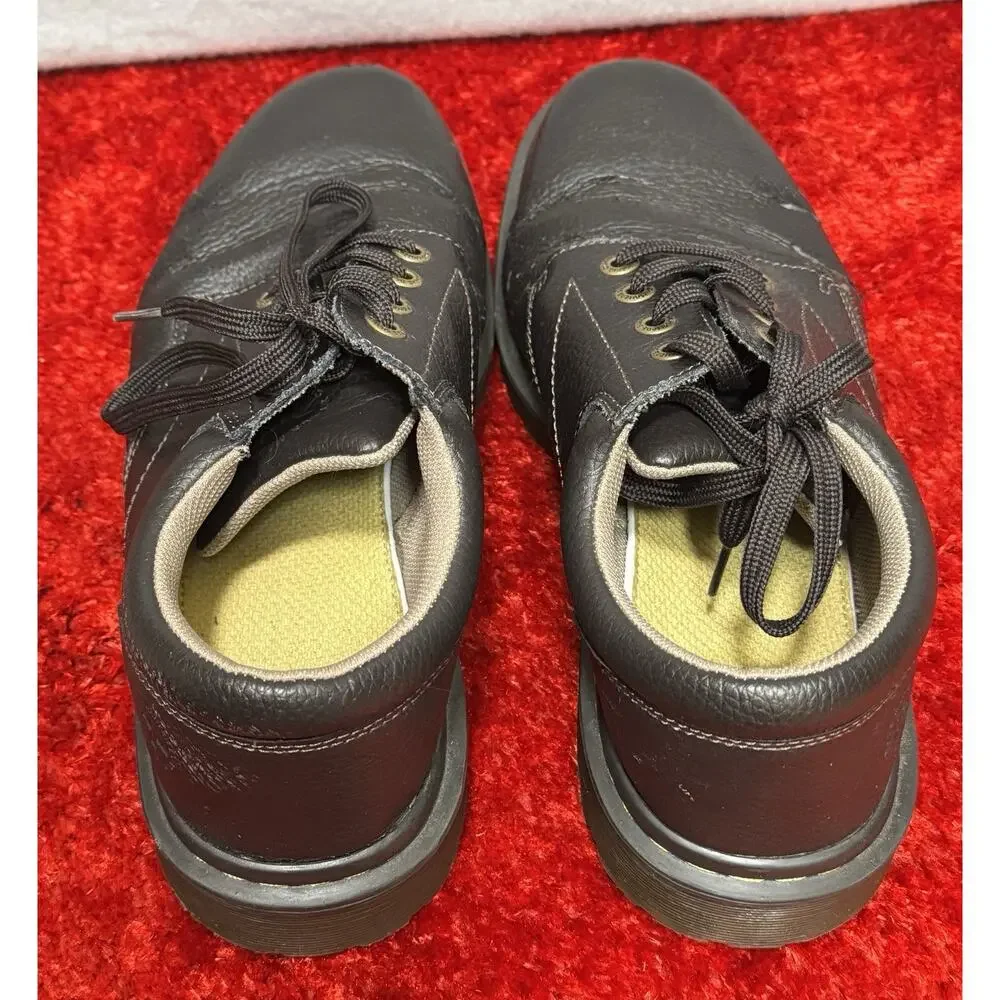 Dr Martens Ashfeld Oxfords Dark Brown Leather Pebbled Lace Up Shoes Mens US 12